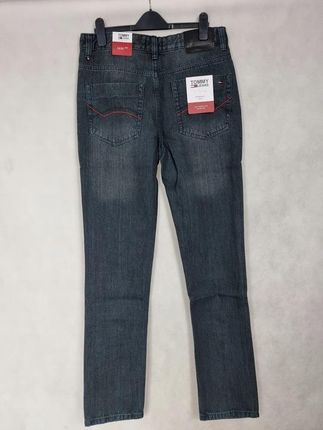 B3697 MĘSKIE SPODNIE JEANS STRAIGHT RONNIE TOMMY HILFIGER JEANS 33/32 - zdjęcie 5