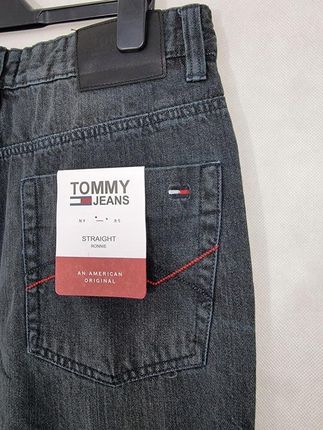 B3697 MĘSKIE SPODNIE JEANS STRAIGHT RONNIE TOMMY HILFIGER JEANS 33/32 - zdjęcie 4