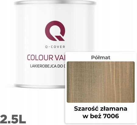 Lakierobejca Do Drewna 3W1 Szary Złamany W Beż Extra Lazura Półmat 2,5L 1774957969 - zdjęcie 3