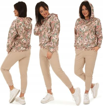 F600 Kangurka BLUZA pastelowe PRINTY - zdjęcie 3