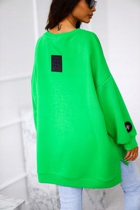 Bluza oversize mucha różowa Me Gusta - zdjęcie 4