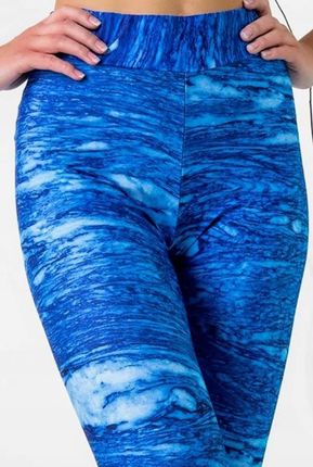 LEGGINSY damskie sportowe spodnie elastyczne z wysokim stanem S/M - zdjęcie 2