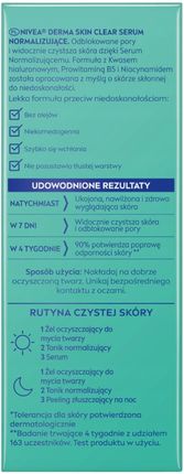 Nivea Derma Skin Serum Nawilżające Do Skóry Z Niedoskonałościami 30Ml - zdjęcie 3