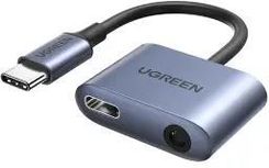 Zdjęcie Produkt z Outletu: Ugreen Cm231 Usb-C Do Mini Jack 3.5Mm Szary - Zambrów