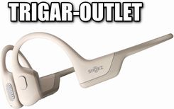 Zdjęcie Produkt z Outletu: Shokz Openrun Pro Beige (Beżowe) Bezprzewodowe Słuchawki Kostne Autroyzowany Partenr Garmin Polska - Nowy Wiśnicz