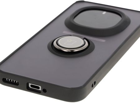 Bizon Case Hybrid Ring Do Honor Magic7 Pro Z Czarną Ramką - zdjęcie 6