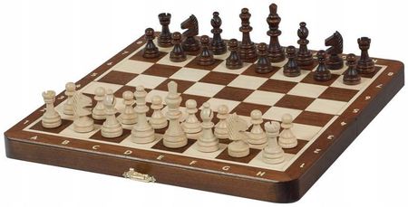 Sunrise Chess & Games Szachy Magnetyczne Lux (28x28cm) Intarsjowane - zdjęcie 3