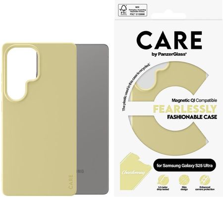 Panzerglass Care By Fearlessly Magnetic Do Galaxy S25 Ultra Żółte - zdjęcie 4