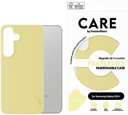 Panzerglass Care By Fearlessly Magnetic Do Galaxy S25 Plus Żółte - zdjęcie 4