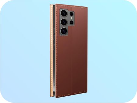 Hello Case Z Klapką Do Samsung Galaxy S25 Ultra Skórzane - zdjęcie 3