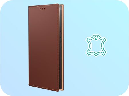 Hello Case Z Klapką Do Samsung Galaxy S25 Ultra Skórzane - zdjęcie 2