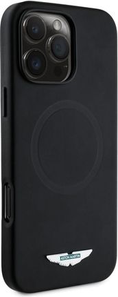 Aston Martin Hc Fw Logo Do Iphone 16 Pro Max Magsafe Czarny - zdjęcie 2