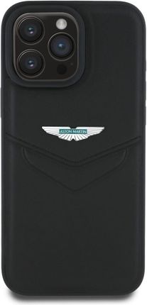 Aston Martin Hc Leather Victory Design Do Iphone 16 Pro Max Czarny - zdjęcie 3