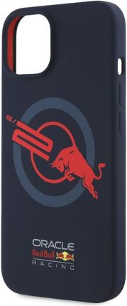 Red Bull Hc Silicone Orbr20 Logo Lining Do Iphone 15 Magsafe Granatowy - zdjęcie 2