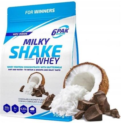 6Pak Nutrition Wpc 6Pak Milky Shake Whey 700g - zdjęcie 4