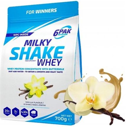 6Pak Nutrition Wpc 6Pak Milky Shake Whey 700g - zdjęcie 6