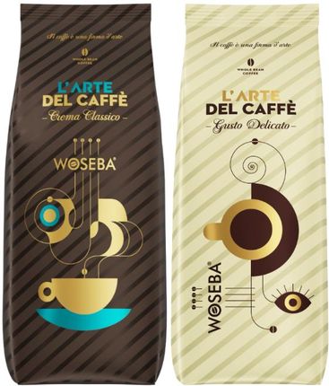 Woseba Kawa L'Arte Classico+Delicato 2X500G + Torba - zdjęcie 2