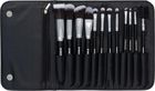 Mühle Accessoires Travel Silvertip eloxiertes Aluminium silber Pędzel do golenia
