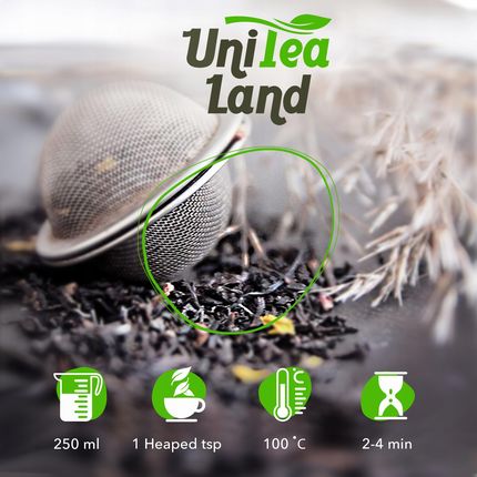 Unitea Land Herbata Czarna China Lapsang Souchong 100g - zdjęcie 3