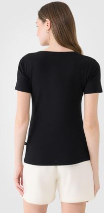 Damski t-shirt basic 4F 4FWSS25TTSHF1990 - czarny - zdjęcie 6