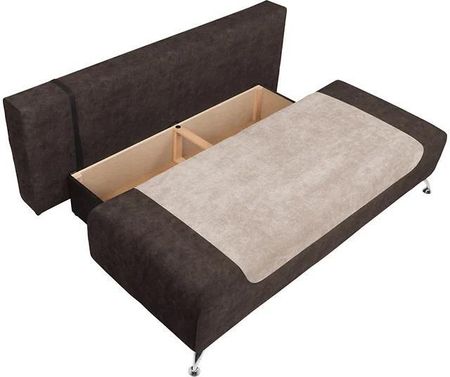 Black Red White Sofa Trzyosobowa Daria Iii Rozkładana Z Pojemnikiem Brązowa - zdjęcie 2
