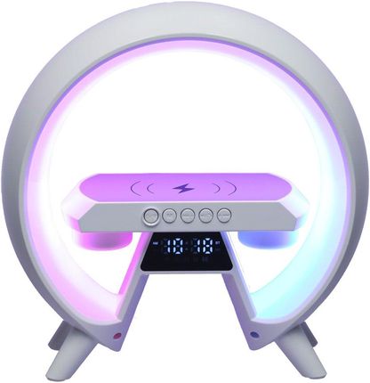 Kik Lampka Rgb Z Ładowarką Indukcyjną Z Radiem Biała Kx3384 - zdjęcie 4