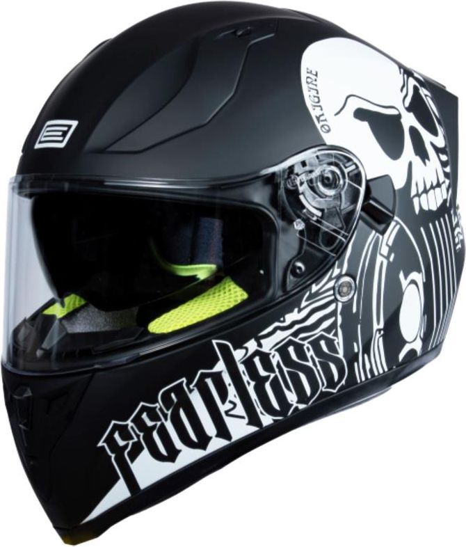 Akcesoria Motocyklowe Motogeneric Kask Origine Strada Fearless Black