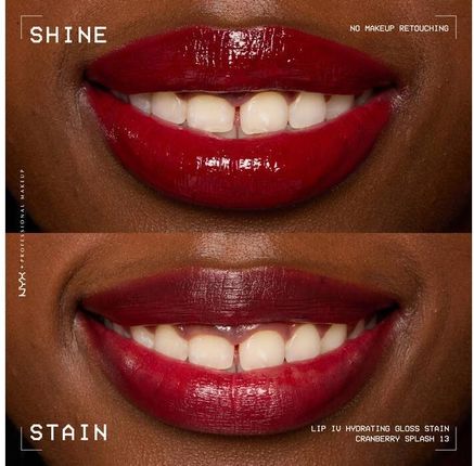 Nyx Professional Makeup Lip Iv Hydrating Gloss Serum Błyszczyk Do Ust 13 Cranberry Splash 5Ml - zdjęcie 6