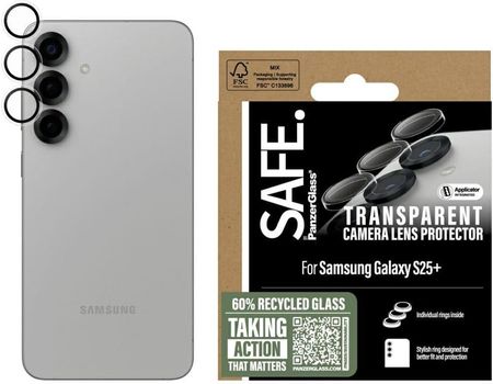 Panzerglass Szkło Hartowane Na Obiektyw Safe Camera Lens Protector Do Samsung Galaxy S25 Przezroczysty - zdjęcie 3