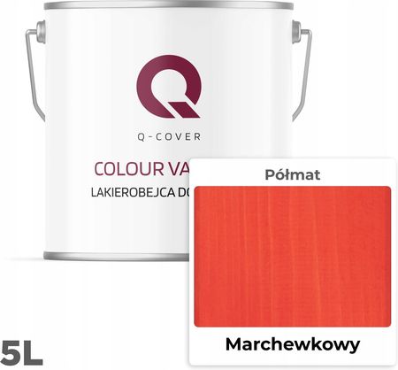 Lakierobejca Do Drewna 3W1 Extra Lazura Marchewkowy Półmat 5L Ochronna 1780311695 - zdjęcie 2