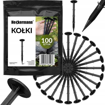 Heckermann Siatka Na Krety 2X100m 40g /M2 Pod Trawnik Przeciw Kretom Nornice 100X Kołki - zdjęcie 2