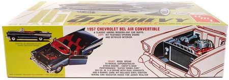Amt Model Plastikowy Samochód 1:16 1957 Chevy Bel Air Convertible Amt1159 - zdjęcie 5