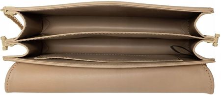 Ochnik Beżowa torebka damska z monogramem TOREC-0536B-81 - zdjęcie 3