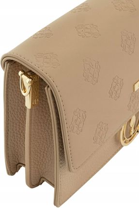 Ochnik Beżowa torebka damska z monogramem TOREC-0536B-81 - zdjęcie 4