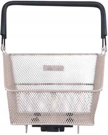 Kosz Na Tylny Bagażnik Basil Cento, Mik Z Adapterem Do Mocowania, Stalowy, Nude Metallic - zdjęcie 2