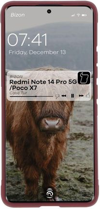 Bizon Pancerne Etui Case Tur Do Xiaomi Redmi Note 14 Pro 5G Poco X7 Ciemnofioletowe - zdjęcie 4