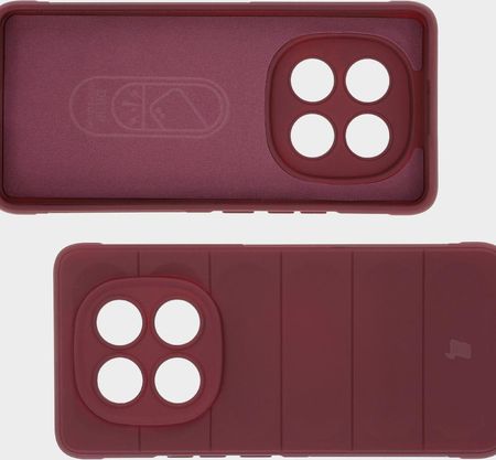 Bizon Pancerne Etui Case Tur Do Xiaomi Redmi Note 14 Pro 5G Poco X7 Ciemnofioletowe - zdjęcie 6