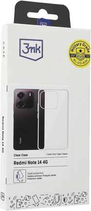 3Mk Clear Case Do Xiaomi Redmi Note 14 4G Przezroczysty - zdjęcie 2