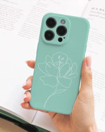Pieceofcase Etui Matowe Z Nadrukiem Karmel Apple Iphone 12 Mini Róża Minimal 2 W - zdjęcie 3