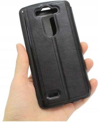 Gsm Hurt Flip Case Slim View Lg G3S G3 Mini Obudowa Pokrowiec Futerał Czarny - zdjęcie 2