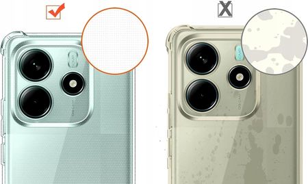 Teleprotector Etui Do Xiaomi Redmi Note 14 4G I Case Clear Anti Shock 2 Sztuki Szkło - zdjęcie 6