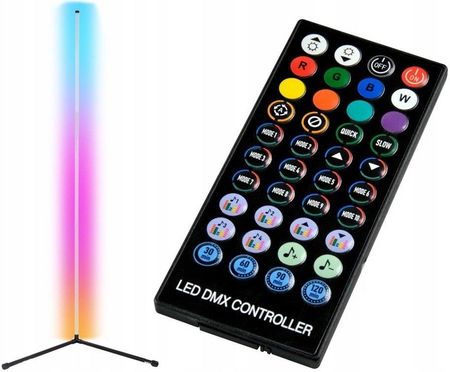 Lampa LED stojąca narożna 3D nowoczesne oświetlenie do sypialni i salonu - zdjęcie 4