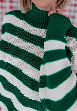 Perfumowany sweter z golfem Be My Baby zielony : Rozmiar - Jeden rozmiar - zdjęcie 2
