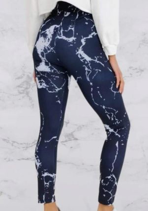 LEGGINSY damskie sportowe spodnie elastyczne z wysokim stanem S/M - zdjęcie 4