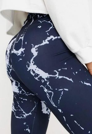 LEGGINSY damskie sportowe spodnie elastyczne z wysokim stanem S/M - zdjęcie 2