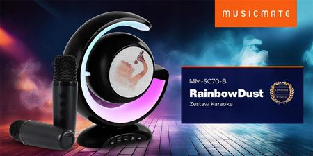 Zestaw karaoke MUSICMATE RainbowDust MM-SC70-B - zdjęcie 2