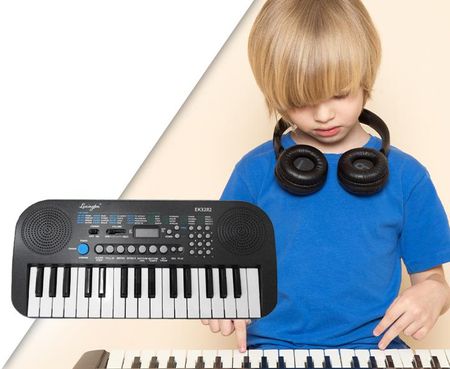 Keyboard dla dziecka Mini 32 klawisze Blue KBB.082 Lexington - zdjęcie 4