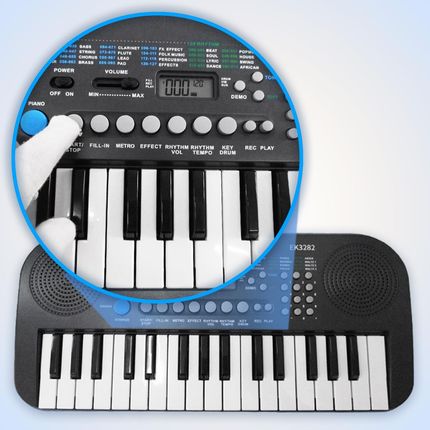 Keyboard dla dziecka Mini 32 klawisze Blue KBB.082 Lexington - zdjęcie 2