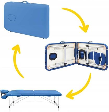 4Fizjo Łóżko Stół Do Masażu Rehabilitacji Przenośny Torba - zdjęcie 2