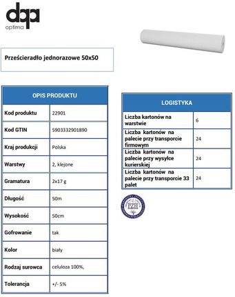 Libres Podkład Medyczny Prześcieradło Jednorazowe W Roli 50X50M Celuloza 2Wars - zdjęcie 3